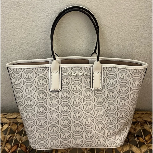 Jodie Small Logo Jacquard Tote Bag